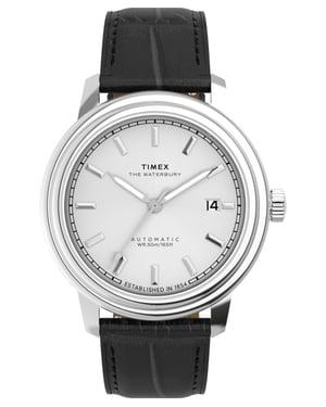 Timex Waterbury Metropolitan Heren Zwarte Horloge TW2Y22900