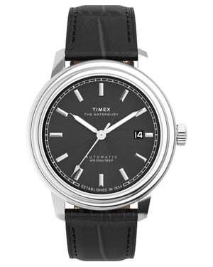 Timex Waterbury Metropolitan Heren Zwarte Horloge TW2Y23000