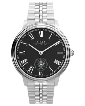 Timex Waterbury Metropolitan Heren Zilveren Horloge TW2Y23300