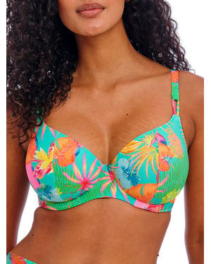 Isla Margarita Plunge Bikini Top