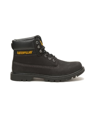 Caterpillar Colorado 2.0 Zwarte leren wandelschoenen enkel