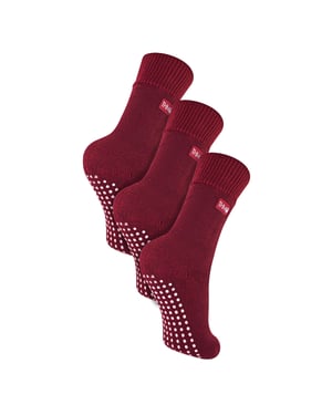 1-pack barn inomhus termiska tofflor strumpor med grepp