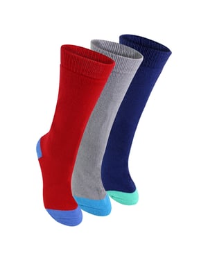 3-pack barn Wellington-stövelstrumpor | pojkar Welly-strumpor för utomhuspromenader