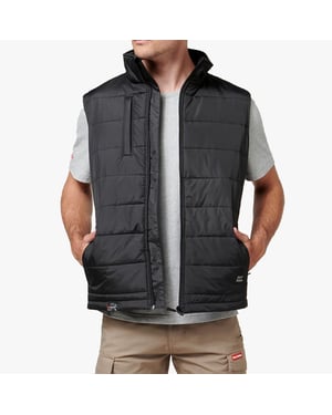 Hard Yakka PUFFA 2.0 Herr Bodywarmers Svart