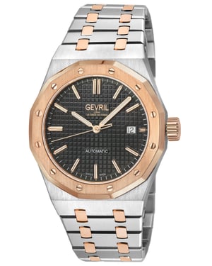 Gevril 49405BMen's Gotham Swiss Made Automatic, Sellita SW200-1 Watch