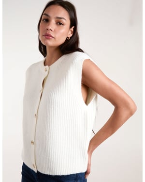 Ribbed Knit Vest