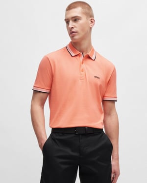 BOSS Green Paddy Contrast Heren Polo