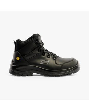 Skechers Work 200187EC/BLK TROPHUS - KILRAM Mens Safety Boots Black