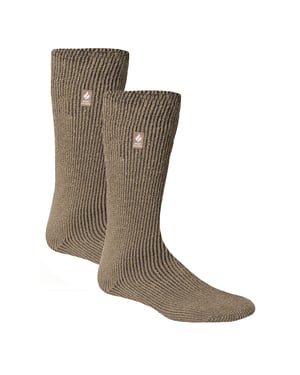 Mens 2 Pack Original Thermal Brushing Socks