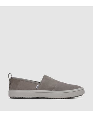 ALPARGATA TERRAIN Mens Canvas Slip On Grey