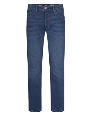 Petrol Industries - Heren Tallis Tapered Fit Jeans Palmfront - Blauw