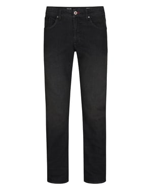 Petrol Industries - Heren Tallis Tapered Fit Jeans Palmfront - Zwart