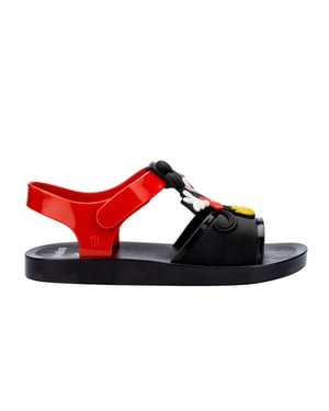 Play + Mickey Mouse Junior Black/Red Flats