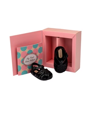 My First Possession Black Sandal