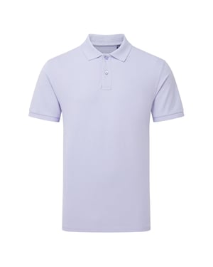 Asquith & Fox Mens Plain Short Sleeve Polo Shirt (Lavender)