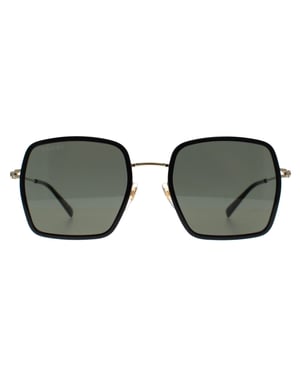 Gucci Square Womens Black Gold Grey GG1848S