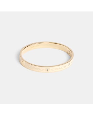 Coach Heart and Star Enamel Bangle