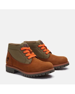 Timberland Mid Lace Chukka Workwear II Men's Medium Brown Boots