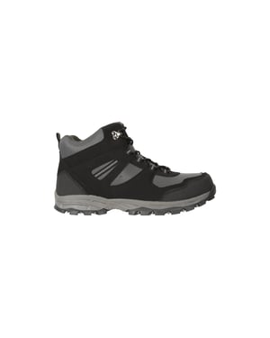 Mountain Warehouse Heren Mcleod Breed Wandelschoenen (Jet Zwart)