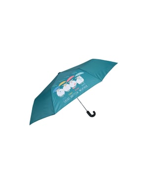 Mountain Warehouse Bloemen Wandelende Vouwparaplu (Teal)