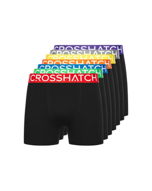 Crosshatch Heren Septet Boxershorts (Set van 7) (Veelkleurig)