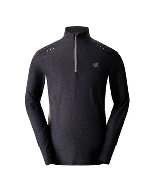 Dare 2B Mens Power Up III Jersey (Black Marl)