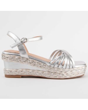 Montevita Wedge Sandal Salia4 Silver