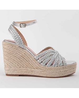 Montevita Wedge Sandal Salia3 Silver