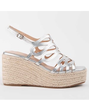 Montevita Wedge Sandal Salia2 Silver