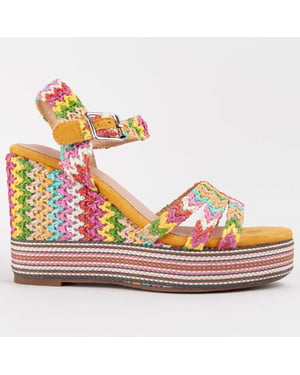 Montevita Wedge Sandal Salia9 Mångfärgad