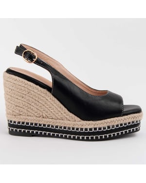 Montevita Wedge Sandal Salia Black