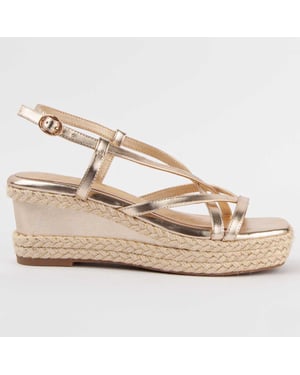 Montevita Wedge Sandal Salia5 Guld