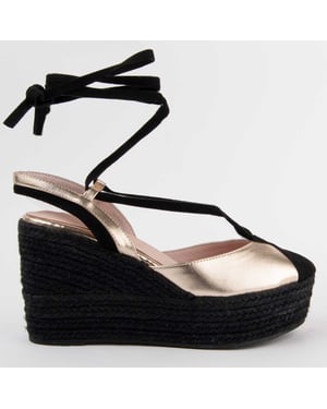 Montevita Wedge Espadrille Balenci6 Guld