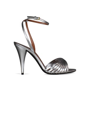 Saint Laurent Tina Sandalen Zilver