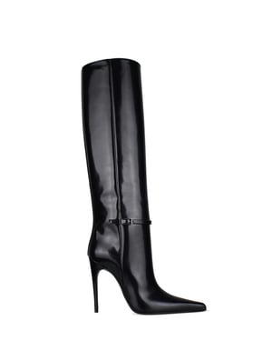 Saint Laurent Laarzen Vendome Zwart