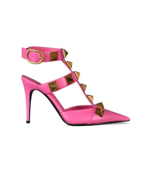 Valentino Garavani Romeinse studpumps roze