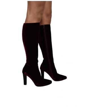Saint Laurent Laarzen Lily Bordeaux Bordeaux