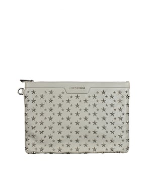 Jimmy Choo Derek Clutch Vit