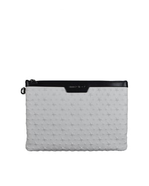 Jimmy Choo Derek clutch Vit