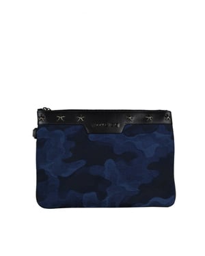 Jimmy Choo Derek clutch blå