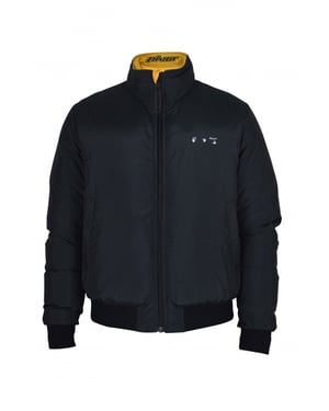 Off-White Off-White omkeerbare jas zwart