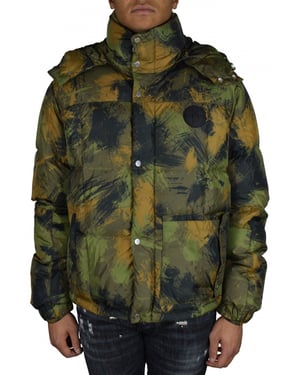 Off-White Off-White omkeerbare jas groen