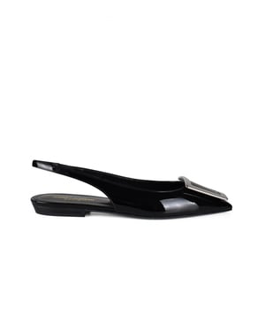 Saint Laurent Ballerinas Maxine Svart