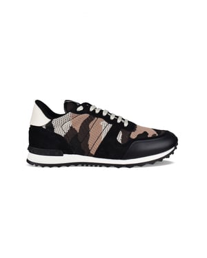Valentino Garavani Rockrunner-sneakers zwart