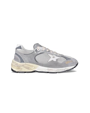 Golden Goose Deluxe merk sneakers Running Dad grijs