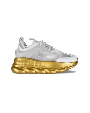 Versace Sneakers Chain Reaction Vit