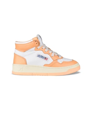 Autry sneaker medaillewinnaar midden oranje