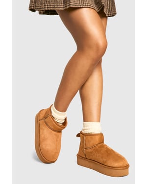 Platform Cosy Ankle Boots