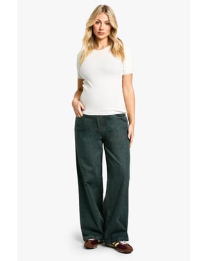 Maternity Over The Bump Wide Leg Jeans