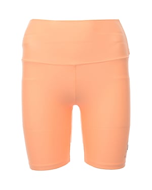 P.E Nation Womens Orange Grand Stand Shorts